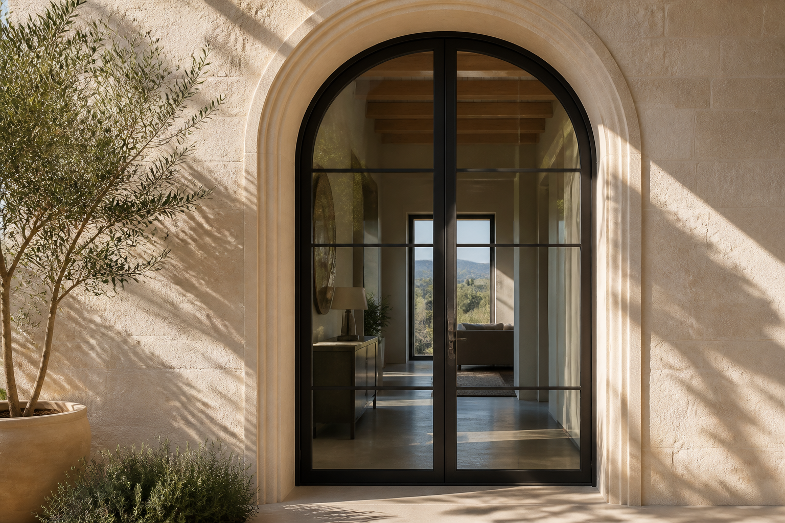 VLX 100 Arched / Custom Door in Coral Springs, FL | TruePane Windows & Doors - detail 3
