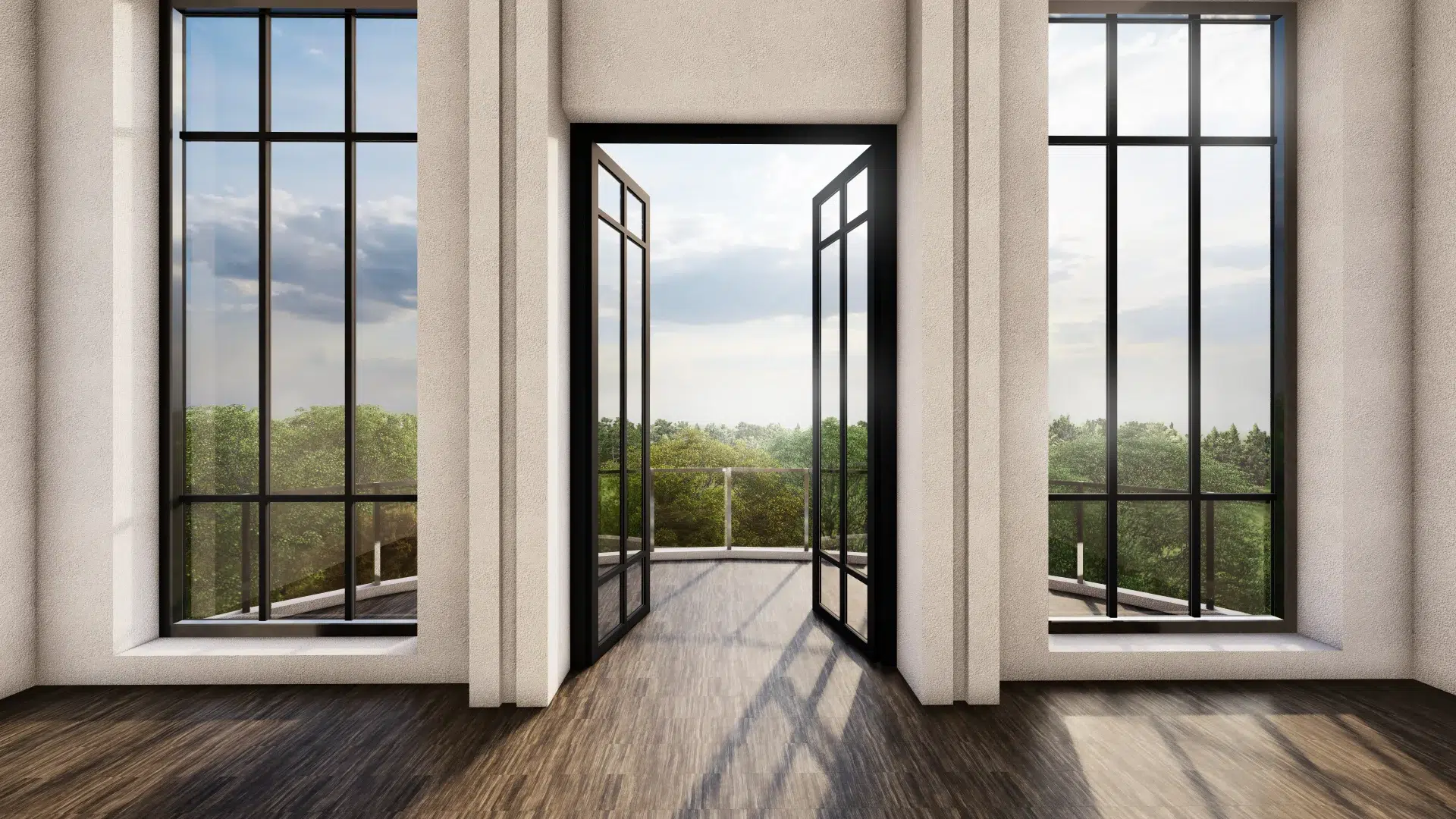 VLX 100 Double Swing / French Door in Coral Springs, FL | TruePane Windows & Doors - detail 1