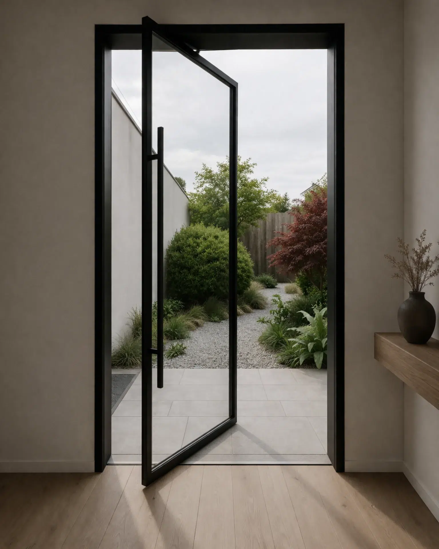 VLX 100 Pivot Door in Coral Springs, FL | TruePane Windows & Doors - detail 1